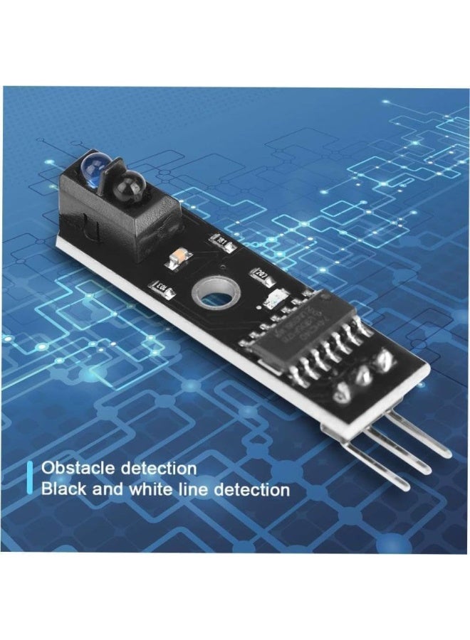 KNP I0526016-TCRT5000 ,Black and White Line Tracking Sensor Module for Smart Car - 5V, Infrared Detection - Image 4